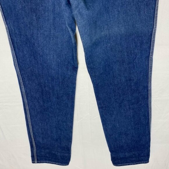 Vintage Howick Dark Blue Western Style Long Inseam High Rise Straight Leg Jeans - Picture 10 of 13